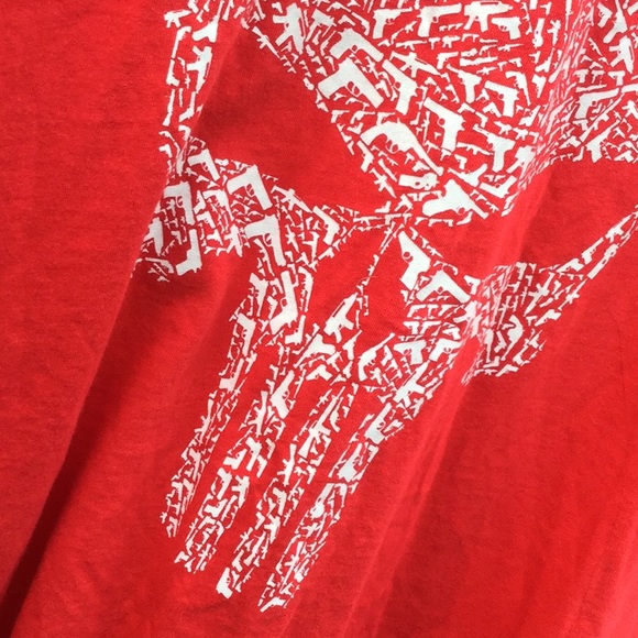 Rogue 1776 nation tee shirt red valentine day range cowgirl skull rodeo - Picture 5 of 6